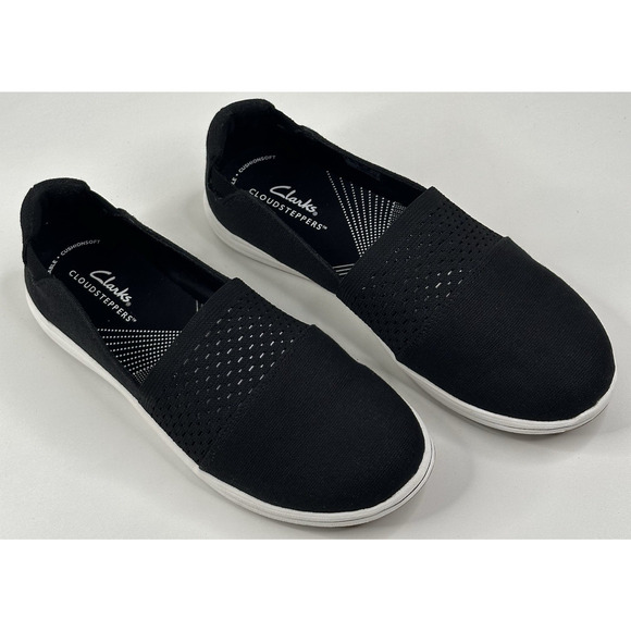Clarks Cloudsteppers Breeze Vibe Slip On Comfort Loafers Womens 7.5M New $65 - Picture 1 of 8